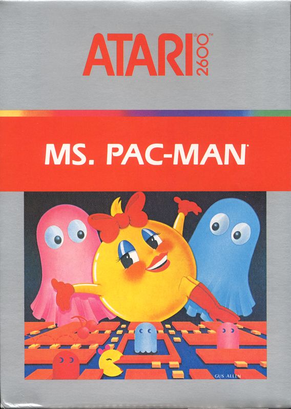 Ms. Pac-Man box art for Atari 7800